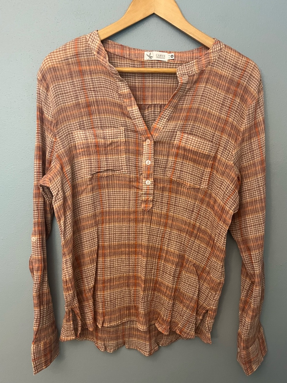 Carve Designs Crinkle Blouse